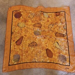 Bill Blass Silk Scarf Coastal